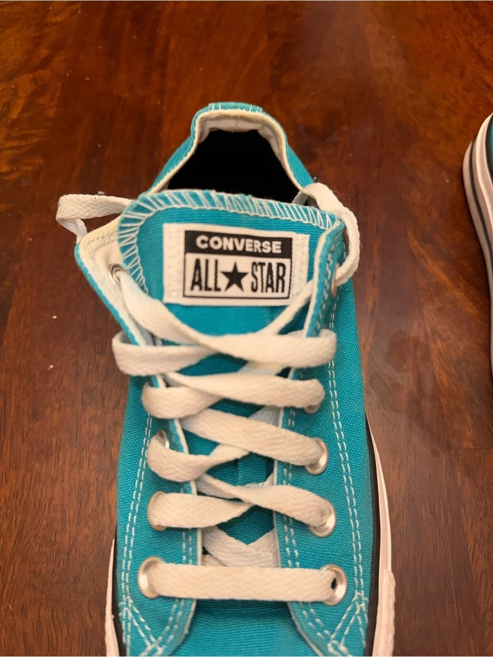 SOLD
Converse Chuck Taylor Teal Blue Low Top Sneakers women’s size 7 or men’s 5 - Picture 5 of 8